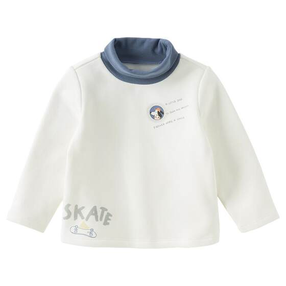
David Bella boys' long-sleeved T-shirt baby winter clothing new turtleneck bottoming shirt children's velvet inner top thick
