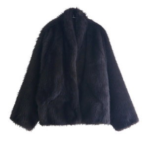 Customized by Xu Dalian, highly recommended! Light luxury young fur coat winter mid-century vtg environmentally friendly sable fur for women