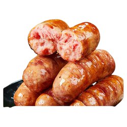 Authentic crispy sausage with volcanic stone black pepper grilled sausage
