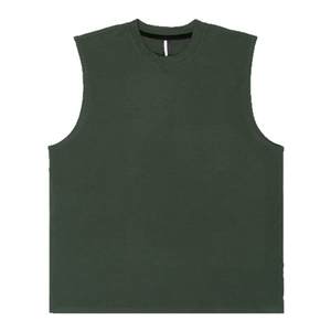 
DRIOTOPIA2025 summer new product sweat cloth vest solid color sleeveless vest men's fitness sports stretch top