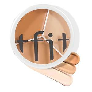 [Self support] TFIT tricolor concealer concealer tray pen covers spots, brightens face and brightens genuine tifit concealer