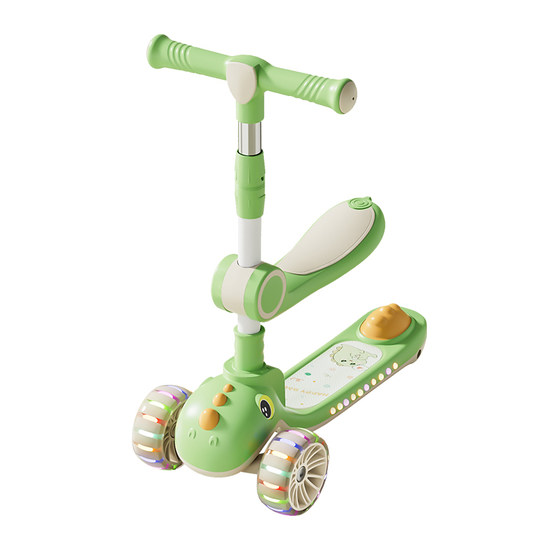 Scooter 1-3-6-10-year-old children can ride a folding mount for boys and girls pedals and slim car
