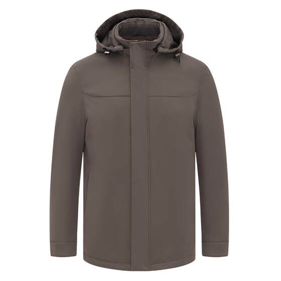 
[Wool Filling] Montagut Men's Cotton Clothes 25 Autumn and Winter Hooded Wool Cotton Coat Jacket Padded Thickened Warmth C