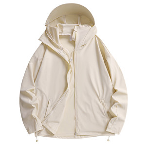 
Scarecrow Ice Silk Sunscreen Clothes Women's 2025 New Summer Sunscreen Clothes Large Hat Eye UV Anti-Thin Men's Jacket