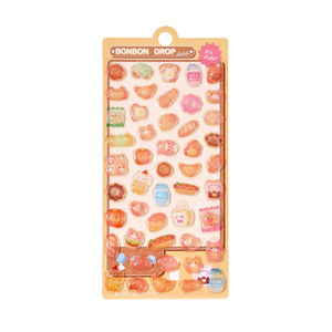 
Little nose sticker children's three-dimensional 3d relief crystal cartoon cute animal pattern girl toy decoration sticker