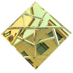 [Spot] Glass mirror background wall edging