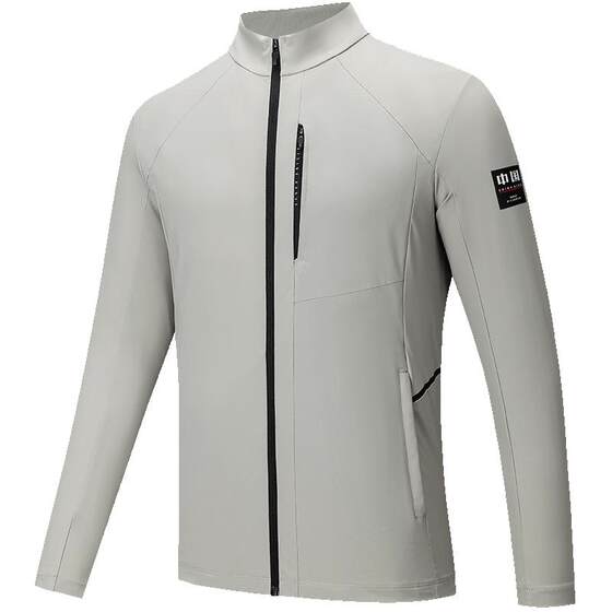 
ANTA stand collar knitted sports jacket men's spring thin stretch running commuting executive jacket 152527712