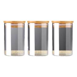Food-grade cereal box storage glass bottle with lid