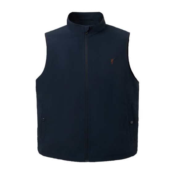 
POLOWALK men's vest 2026 spring new simple stand-up collar zipper business casual vest vest for men