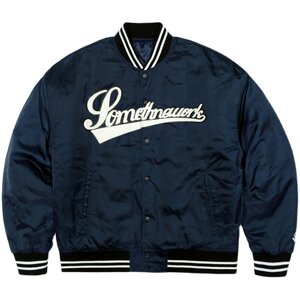 
STN original design autumn and winter American baseball uniform thin cotton jacket embroidered jacket for men and women couples