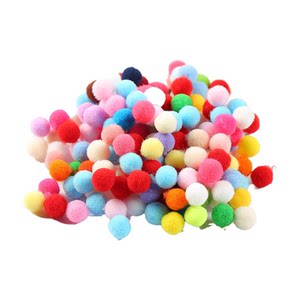 Cat toys colorful plush ball silently self-healthy bite and clean kitten teeth teasing cat interactive pet supplies
