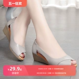 Летние сандалии для матери, обувь, туфли, мягкая подошва, для среднего возраста