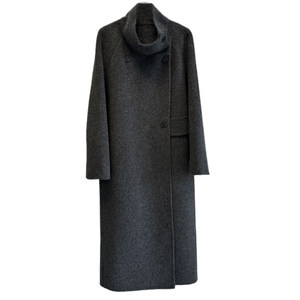 
High-end 100% sheep wool double-sided wool coat for women mid-length 2025 new high-end style petite Hepburn style