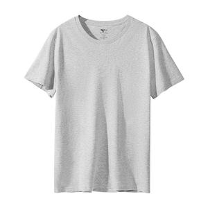 
Seven Wolves Pure Cotton Men's Short Sleeve White T-shirt V-neck Underwear Base Old Man Shirt Spring and Summer Fitness Sweater