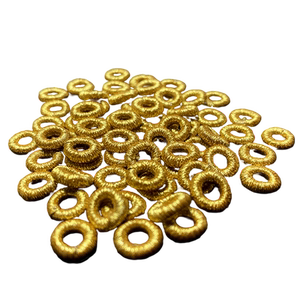 
Customized gold coil small traceless gold and silver coil hand diy braided hand rope bracelet spacer accessories