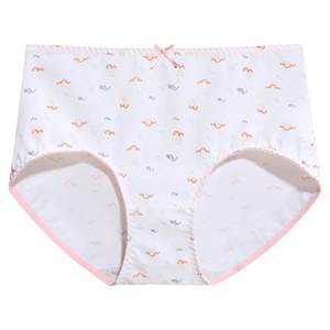 
Butterfly Anfen underwear for women pure cotton medium and high waist girls shorts flat corner 2025 new cotton butt lifting antibacterial briefs