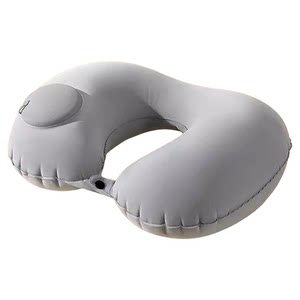 Flame U -shaped pillow Press the sleeping neck pillow ice silk cool feeling travel to fly artifacts, neck pillow portable folding
