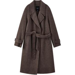 
[100% wool] MOFAN 2025 winter new Maillard double-sided woolen coat for women mid-length coat
