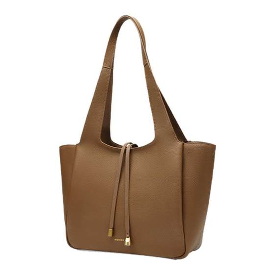 
Honggu Bags Women's 2025 New Genuine Leather Shoulder Underarm Bag Versatile High-Quality Large Capacity Tote Bag Women's Bag