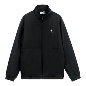 
Jordan thickened warm sports windbreaker men's autumn and winter new black water-repellent raincoat stand-collar work jacket