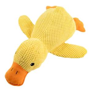 
Dog voice toy plush yellow duck accompanying teeth grinding to relieve boredom Teddy Bichon Bear Puppy Pet Puppy Supplies