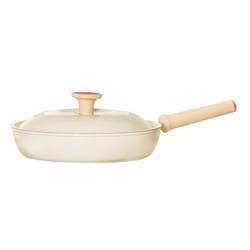 Supor lightweight fire red dot frying pan