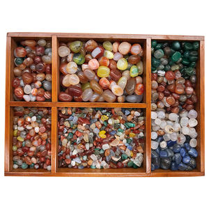 Nanjing Yuhua Stone Rough Rape Natural Cobblestone Polynuts Platform Stone Fish Pot Potted Stone Five Colorful Little Stone