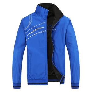 
Spring and Autumn New Men's Reversible Sports Jackets Thin Loose Plus Size Jackets Casual Tops Men's Clothing