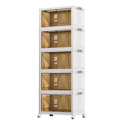 [Sold out again] The storage cabinet is foldable and requires no installation.