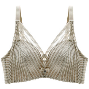 Underwear female small breasts gathered no steel ring thickened and large collection of parallel breast flat breasts special brace set sexy lace