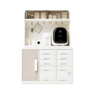 Leqin feeding desk storage cabinet baby children toys storage rack baby supplies floor-standing storage cabinet finishing box