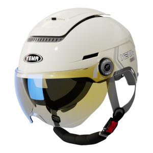 
Mustang Helmet Official Flagship Store 3C Certified Electric Motorcycle Half Helmet for Men and Women Summer Sun Protection Universal for All Seasons