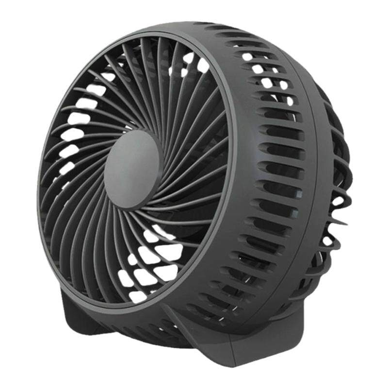 Piccolo ventilatore da scrivania, ricarica USB, vento forte, tre velocità, silenzioso per la