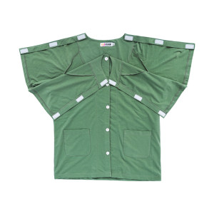 
Dialysis patient hospital clothes, easy to put on and take off, nursing clothes for broken hands and feet, clothes for the elderly with stroke and hemiplegia, summer clothes