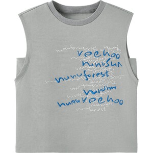 
[Same style in shopping malls] Ying's children's vest summer breathable sleeveless boys' T-shirt pure cotton new top