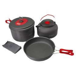 ALOCS Ailuke C19T Outdoor 2-3 people camping, picnic kettle set of pot camping portable cooking utensils