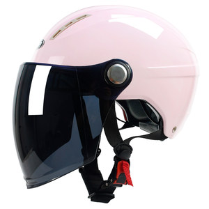 3C authentication Mustang electric motorcycle helmet men and women summer sunscreen ultraviolet battery half helmets half helmet half helmet summer safety hat