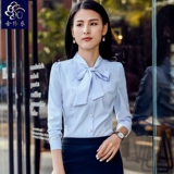 Рубашка, модный лонгслив, дизайнерский костюм, комбинезон, осенняя, в корейском стиле, тренд сезона