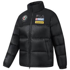 
FILA 4810 Lingfeng Goose Down Fila Mid-Length Down Jacket 2025 Winter Men's Ski Warm Sports Jacket