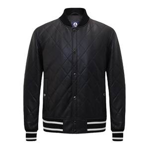 [Cambodian leather] Navigare Italian sailing leather leather jacket coat male autumn baseball collar leather jacket
