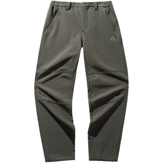 
ANTA Earth Shell Soft Shell Jacket Pants Men's Summer Cool Water-Repellent Woven Sports Pants Three-Proof Loose