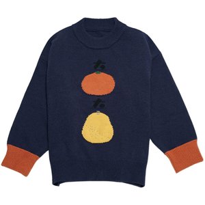 Stillyou Original Big Orange Big Pear Great Great Great Capsule Cover Sweater Loose Men and Women Couple New Year