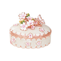 Japan Picals Exquisite Butterfly Cherry Blossom Jewelry Box | Ring Earrings Storage Box For Girlfriend