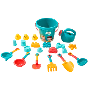 Children's beach toy set Baby seaside drama water to play sand digging sand, soil bells, bells, beef, beacon, soil shovel barrel tools to play sand ponds
