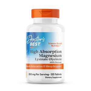 
[Self-operated] Jindaweidotebes Glycine Magnesium Tablets 6 times gastrointestinal absorption ketogenic supplement 120 tablets