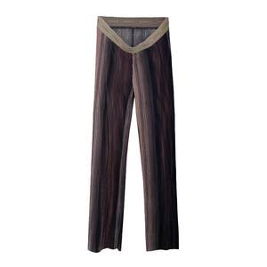 
Low-waist belly-supporting wide-leg trousers for pregnant women that do not tighten the belly during pregnancy. Spring and summer thin spring clothes for outer wear and floor-length leggings.