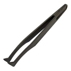 Black PBT all-plastic anti-static tweezers