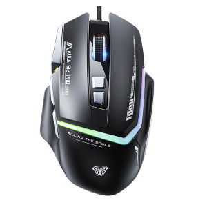 
Wolf Spider S12pro wired RGB gaming e-sports mechanical mouse office USB desktop computer laptop macro programming