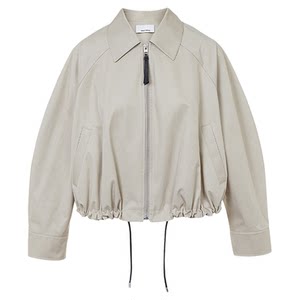 
Langzi 25 Maillard style pure cotton lapel zipper zipper fashion versatile retro fashionable short jacket winter new style