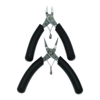 Stainless steel teethless pointed nose pliers round mouth DIY jewelry
